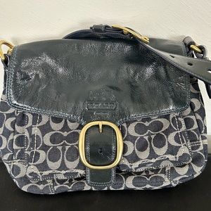 Denim like Coach bag